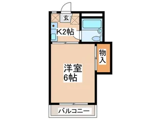 グリ-ンハイツ【2階】の間取り