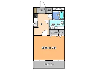 セントラル・ガーデンA【2階】の間取り