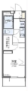レオパレス中今泉【2階】の間取り