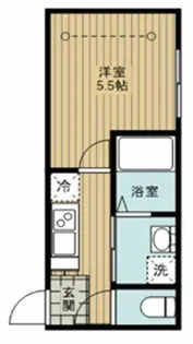 フルセイル経堂【2階】の間取り