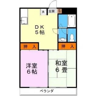 アークアベニュー出水【1階】の間取り