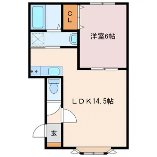 CLEVERII【1階】の間取り