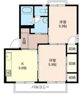 アネックス弐番館【2階】の間取り