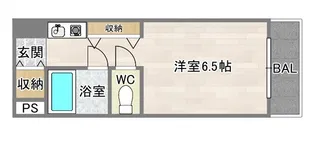 グロー長居公園【5階】の間取り