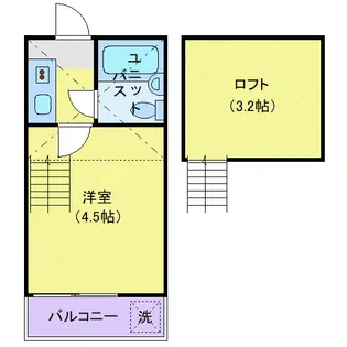 サルビア【2階】の間取り