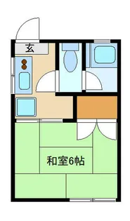 千里ハウス【2階】の間取り