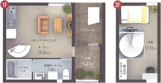 コンフォータブル中原【2階】の間取り