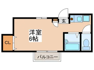 キャトルセゾン【2階】の間取り