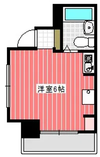 スカイコート西川口第5【6階】の間取り