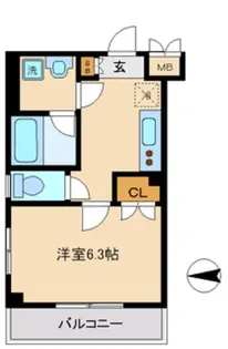 ALBORE【1階】の間取り