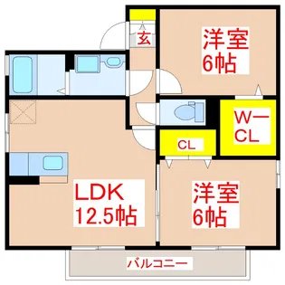 グリーンヒルズ明和【2階】の間取り