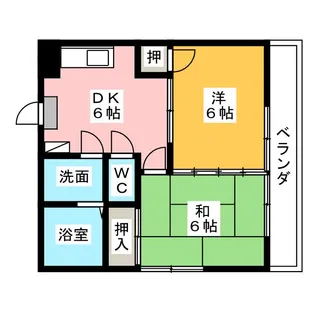 メゾン岡村【2階】の間取り