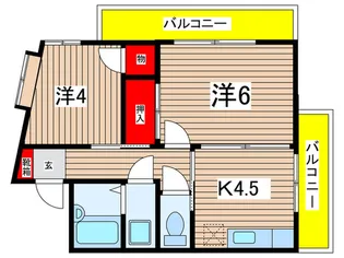ハヤカワハイムの間取り