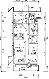 グランドコンシェルジュ三宿アジールコート【2階】の間取り