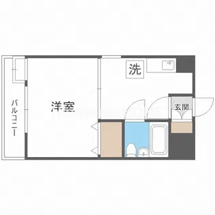 エスティライフ新森古市【6階】の間取り