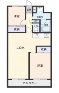 ガーデンヒルス本庄【2階】の間取り
