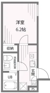ボルテックス中野本町【2階】の間取り