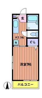 サングレーハイツ【1階】の間取り