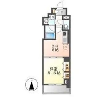 エスカルコート【9階】の間取り