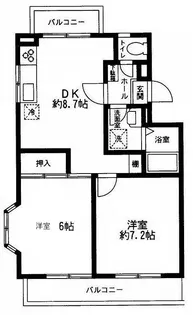 桜町マンション【3階】の間取り