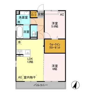 コンフォートヒル【3階】の間取り