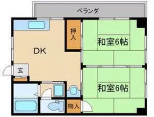 メサキビル【2階】の間取り