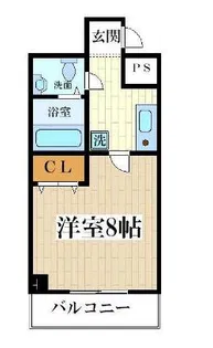 ティーオーコート北野【2階】の間取り
