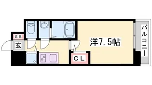 サムティ神戸BENIR【3階】の間取り