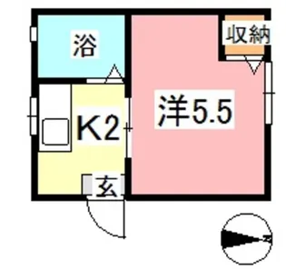 サクラハイツ【1階】の間取り