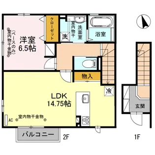 LIEBE【2階】の間取り