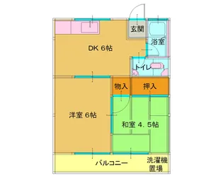 コーポ御庄【2階】の間取り