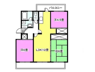3LDKの間取り画像