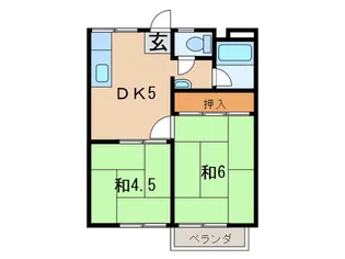 コ-ポSEKI【2階】の間取り