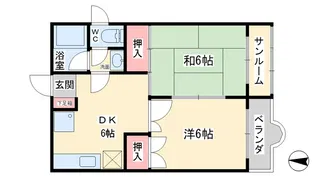 ハイムピア【2階】の間取り