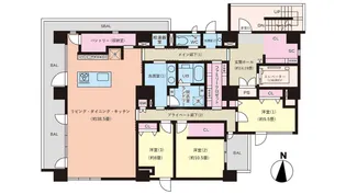 SQUARE TOWER【3階】の間取り