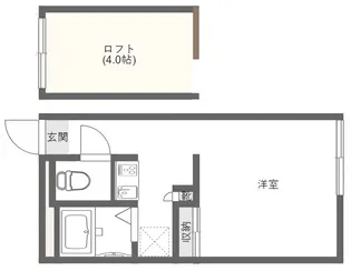 エスポワールNEO【1階】の間取り