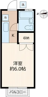 コーポ四季【2階】の間取り