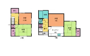 大分県別府市鉄輪東【一戸建】の間取り