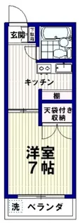 伊東フラット【2階】の間取り