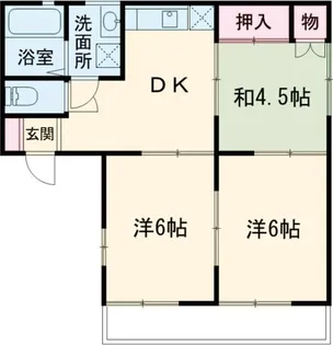 エクセルみなみII【2階】の間取り