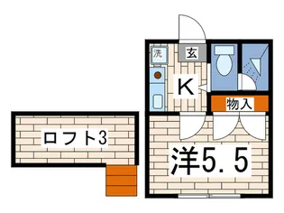 ヒュペリオン北久里浜【1階】の間取り