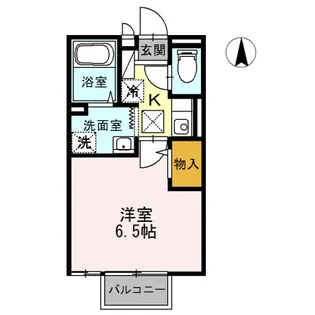 セジュール鶴山【1階】の間取り