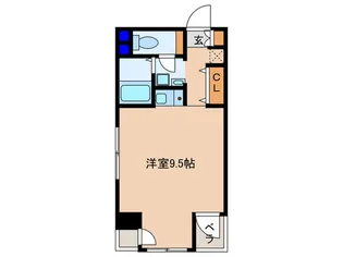 コーシン北浜【5階】の間取り