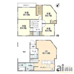 埼玉県ふじみ野市南台1【一戸建】の間取り