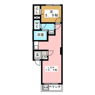 三田常盤台第三コーポ【5階】の間取り