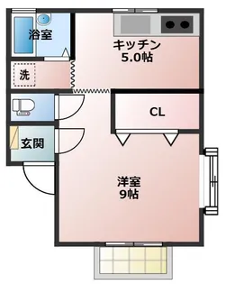 ベイシティラルス【2階】の間取り