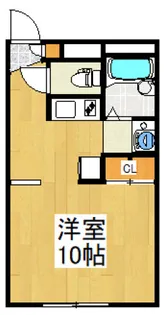 レオパレスフローラ【1階】の間取り