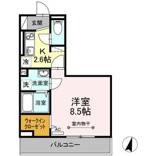 シエルメゾン【3階】の間取り