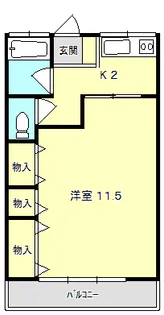 ヴィラヨシモト【2階】の間取り