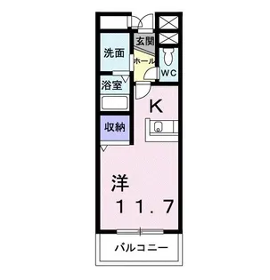 ラ ヌーヴェル メゾン【3階】の間取り